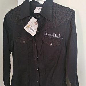 *NEW* Harley Davidson Button up Shirt